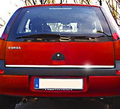Накладка на кромку крышки багажника (нерж.) 1 шт. OPEL CORSA C 08.2000 - 2007